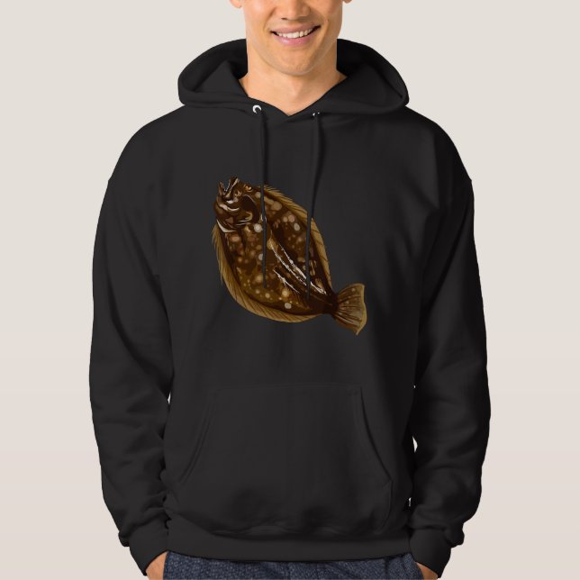 Summer Flounder Fishing Hoodie (Front)
