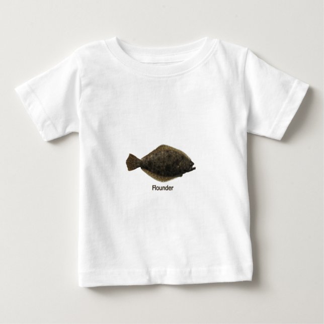 Summer Flounder (titled) Baby T-Shirt (Front)