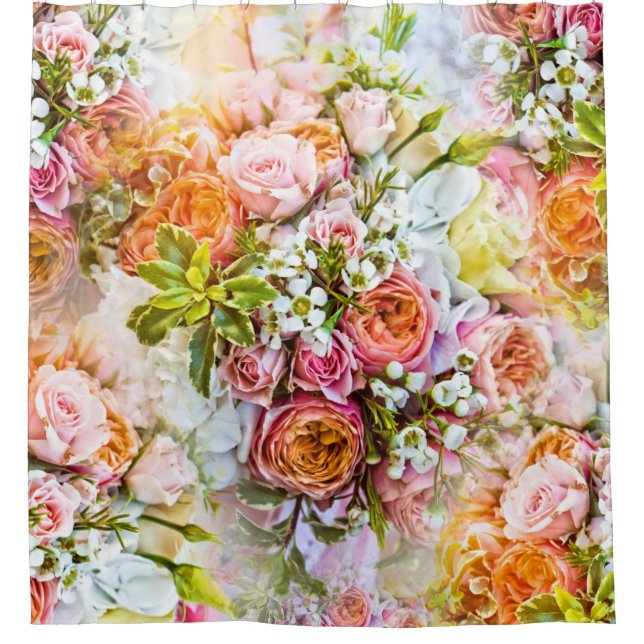 Summer flower background, bouquets of flowers (Front)