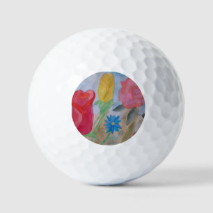 Summer Flower Garden  Golf Balls
