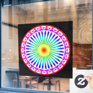 Summer Flower Window Cling