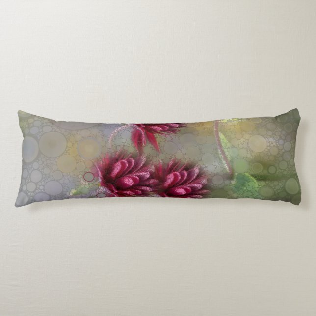 Summer Flowers Body Pillow (Front)