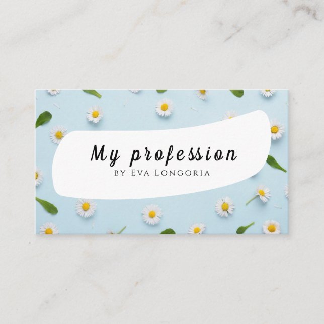Summer Flowers Business Card (Front)