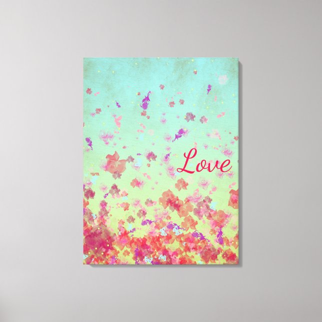 Summer Flowers Canvas Print (Front)
