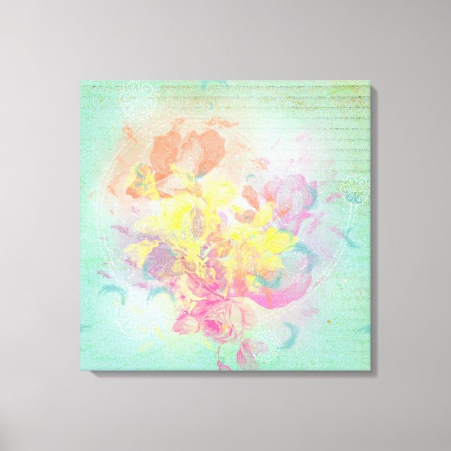 Summer Flowers Canvas Print (Front)