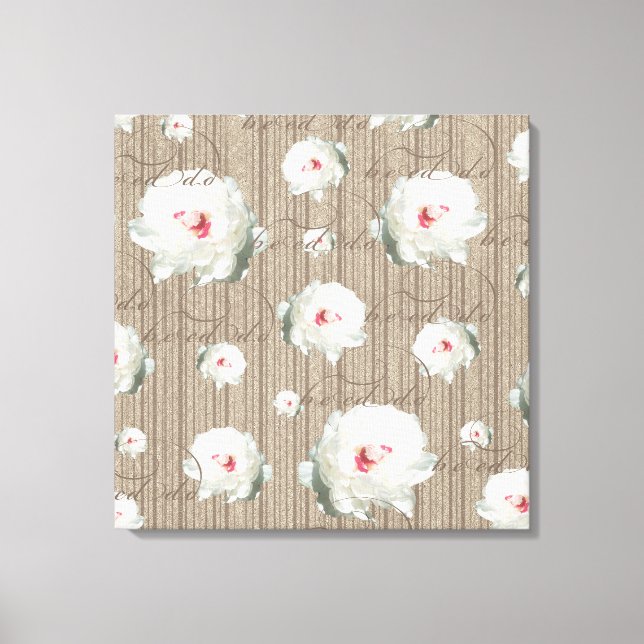 Summer Flowers Canvas Print (Front)