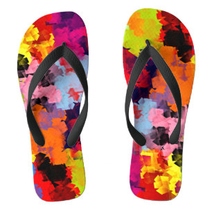 SUMMER FLOWERS FLIP FLOPS