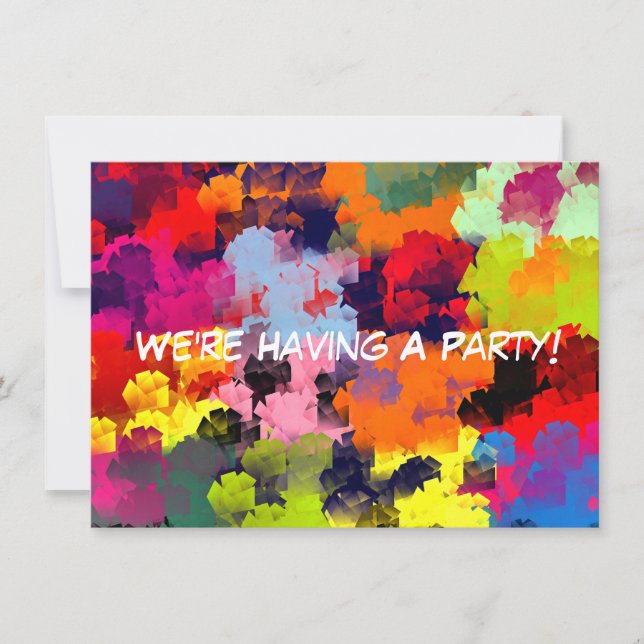 SUMMER FLOWERS INVITATION (Front)