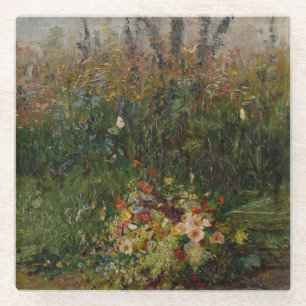 Summer Flowers of the Field Glass Coaster
