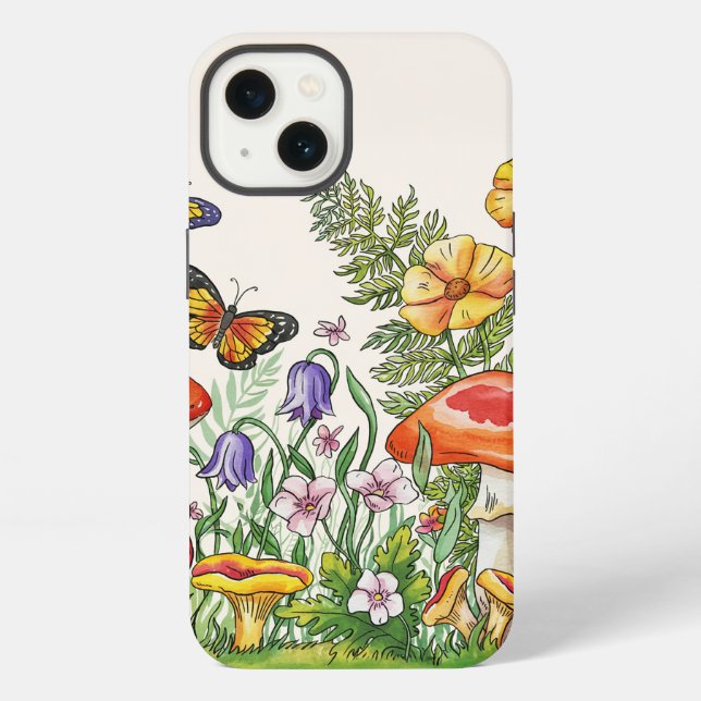 Summer Flowers Phone Case (Back)