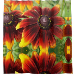 Summer Flowers Photo Shower Curtain