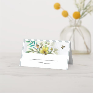 Summer Flowers Place Card