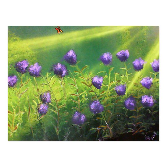 Summer Flowers Postcard