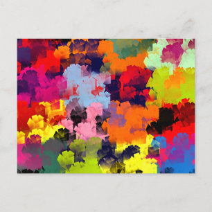 SUMMER FLOWERS POSTCARD