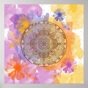 Summer Flowers Poster