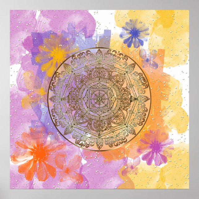 Summer Flowers Poster (Front)