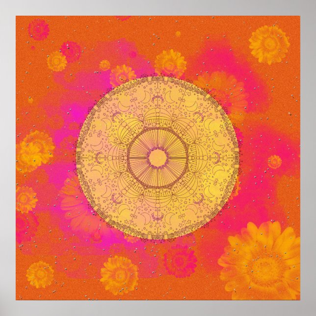 Summer Flowers Poster (Front)