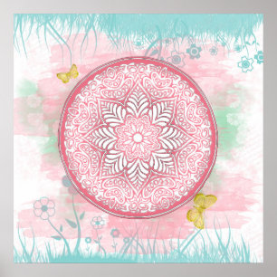 Summer Flowers Poster