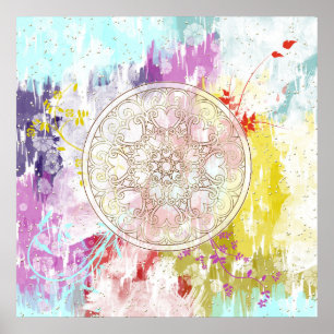 Summer Flowers Poster