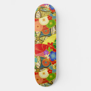 Summer Flowers Skateboard