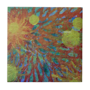 Summer Flowers Tile