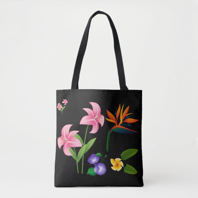 Summer Flowers Tote Bag (Front)