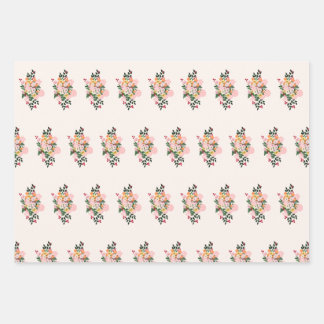 Summer FLowers Wrapping Paper Sheet