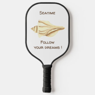 Summer Follow your dreams Shell Romantic Pickleball Paddle