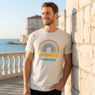 Summer Forever Retro T-Shirt Endless Beach Tri-Blend Shirt