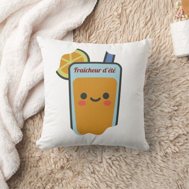 Summer freshness throw pillow (Blanket)