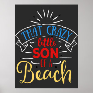 Summer Friendly Surfing Poster