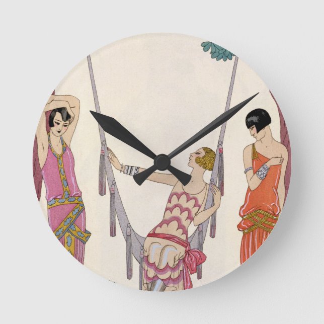 Summer, from 'Gazette du Bon Tonne', 1925 Round Clock (Front)