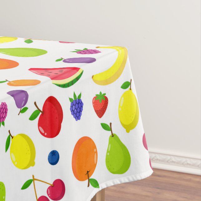 Summer Fruit and Berry Colourful Tablecloth (In Situ)