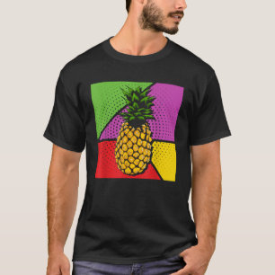 Summer Fruit Exotic Pineapple Lover Pop Art Pineap T-Shirt