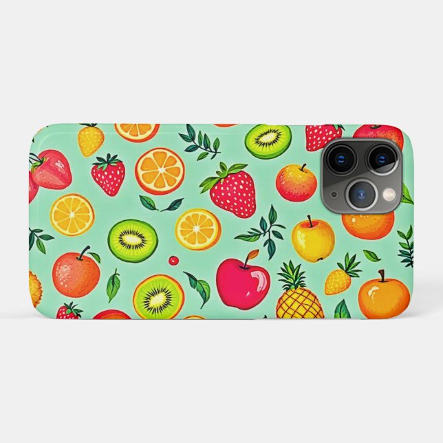 Summer Fruit Seamless Design Case-Mate iPhone Case (Back (Horizontal))