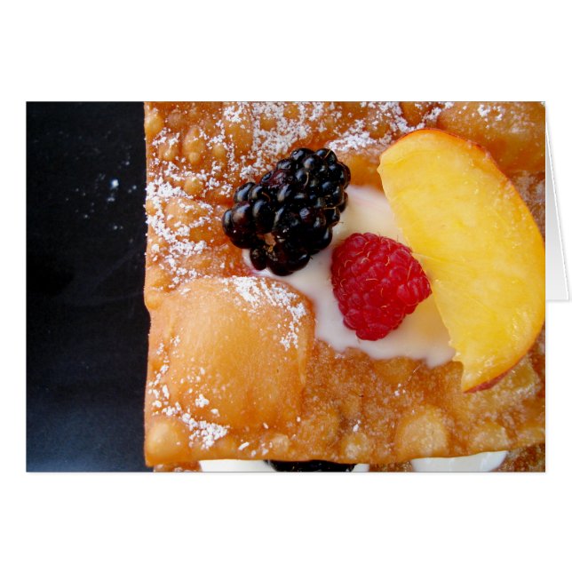 Summer Fruit Wonton Napolean Note ... - Customized (Front Horizontal)