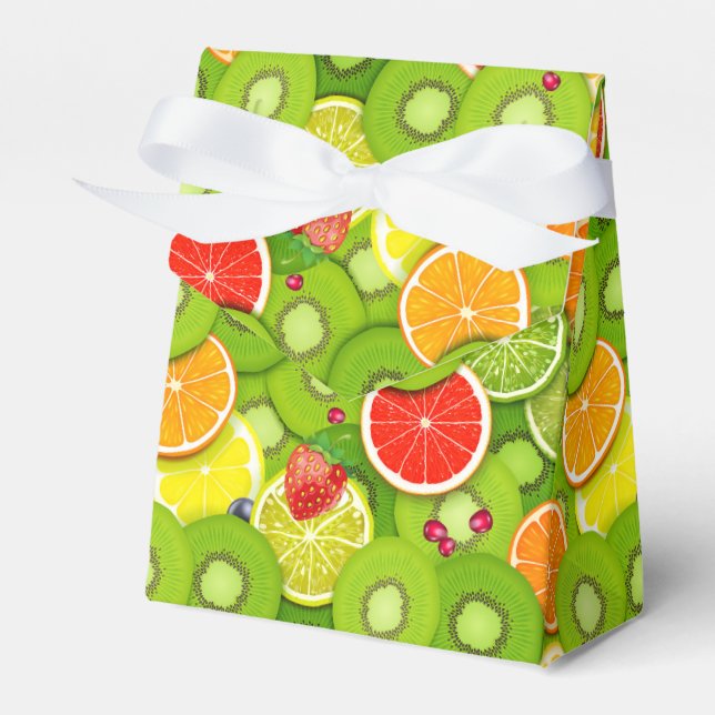 Summer Fruits 2 Favor Box (Front Side)