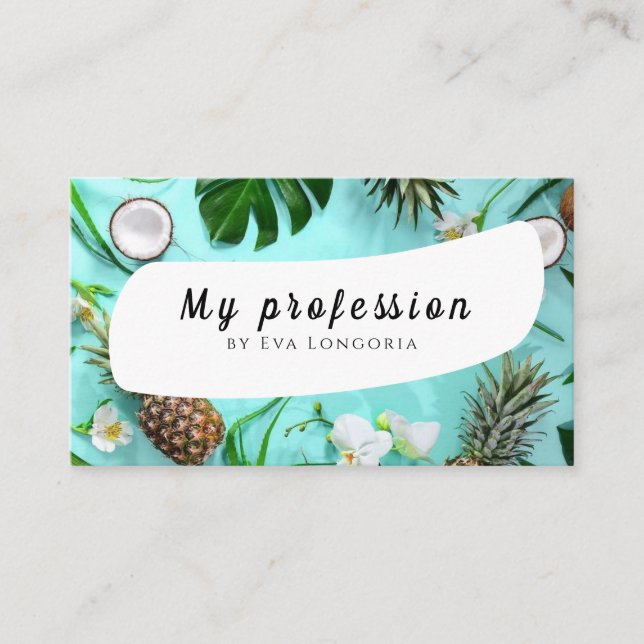 Summer Fruits Business Card (Front)