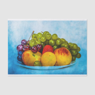 Summer fruits tissue paper