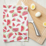 Summer Fruity Fun Watermelons Watercolor Colourful Kitchen Towel<br><div class="desc">Decorate your kitchen with this fun watercolor watermelons dish towel. Makes a great housewarming or wedding gift! 
You can customize it and add text too.
Check my shop for lots more colours and patterns!</div>