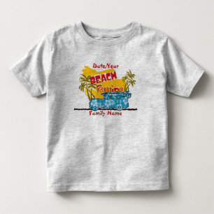 Summer Fun Beach Family Reunion Toddler T-shirt