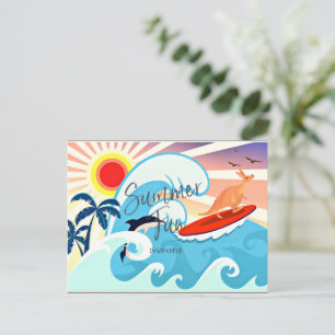 Summer Fun Down Under Postcard