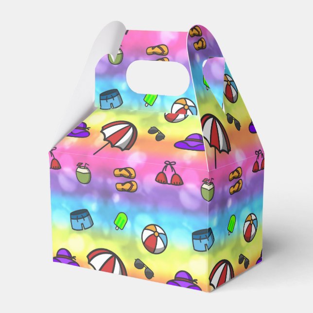 Summer Fun Favor Box (Front Side)