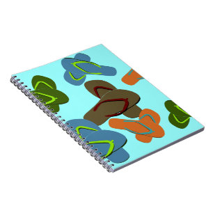 Summer Fun Flip Flops Notebook