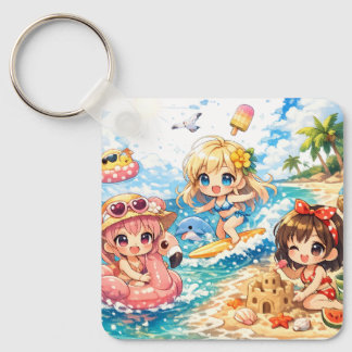 Summer fun keychain