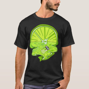 Summer Fun Lime Reflections with Floating Salt  Su T-Shirt