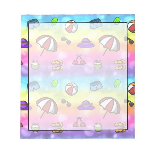 Summer Fun Notepad (Front)