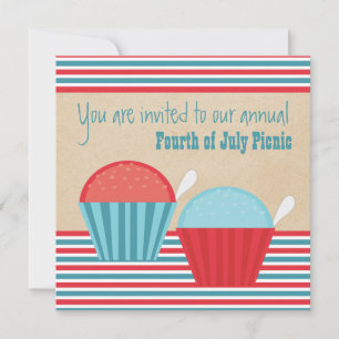 Summer Fun Party July 4th Invitation