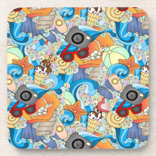 Summer Fun Pattern Coaster