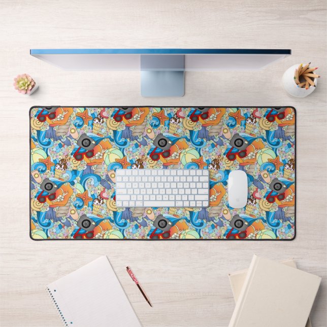 Summer Fun Pattern  Desk Mat (Office 1)